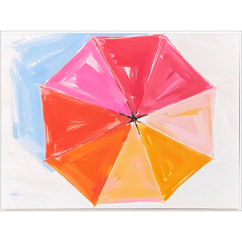 Colorful Umbrella Canvas Art