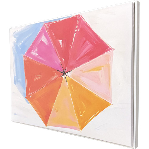 Colorful Umbrella Canvas Art angle view