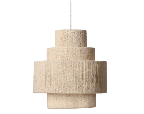 Palmera Isle Rope Wrapped Tiered Pendant