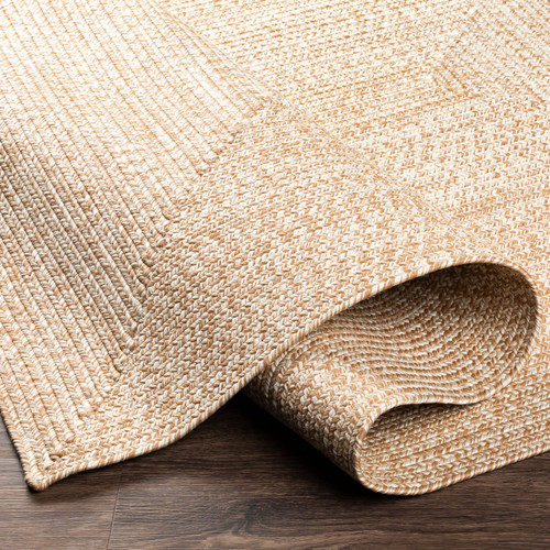 Chesapeake Bay Dunes Woven Area Rug roll and pile