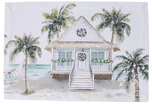  Deck the Palms Set of Four Placemats