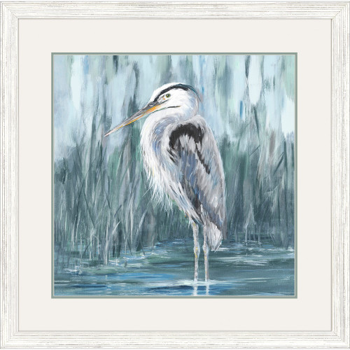 Standing Still Heron II Coastal Art