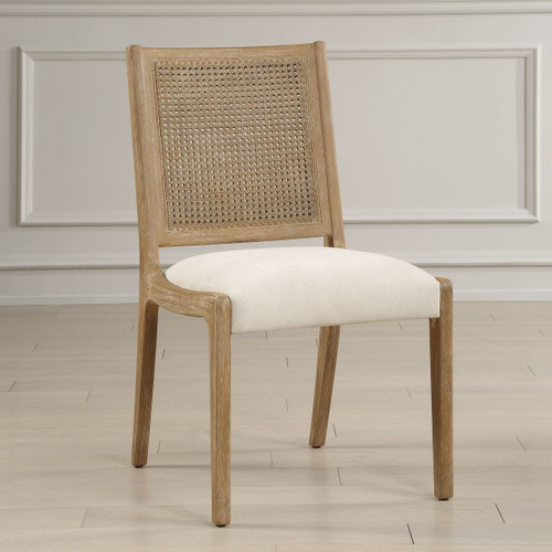 Interbay Cane Woven Dining Chairs - Set of Two in room