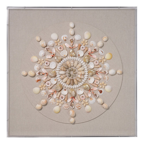 Seabrook Isle Shell Shadowbox Framed Art 