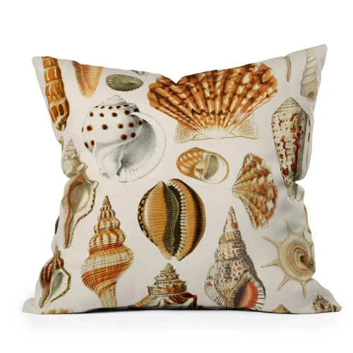 Seashells Collection 20 x 20 Decorative Throw Pillow