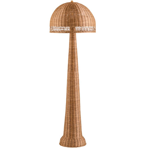 St. Augustine Woven Rattan Floor Lamp