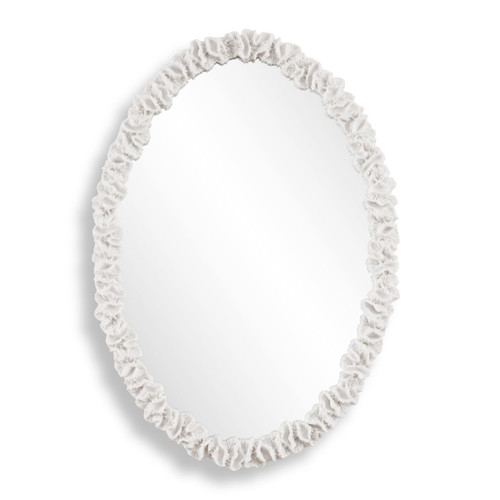 Island Reef Coral Large Oval Mirror