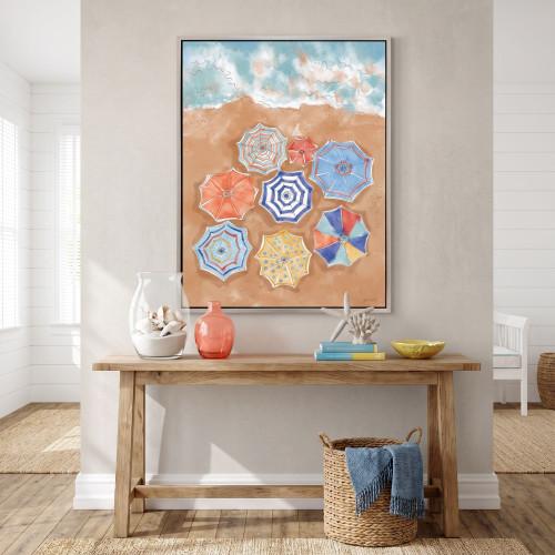 Sunkissed on the Sand I Canvas room example