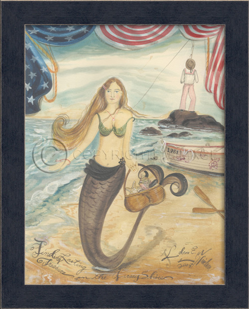 Finding Lasting Treasure - Mermaid Art