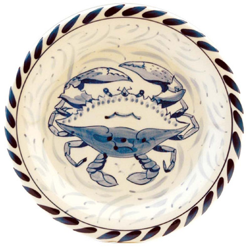 Blue Crab Dessert Plates - set of 4