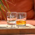 Fly Fishing Etched Double Old Fashioned Glasses 