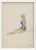 Diver In Blue Swimsuit Framed Wall Art