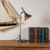 Captain's Orders Rope Wrapped Desk Lamp on bookshelf