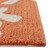 Coral Bordered Orange-Coral Area Rug corner 2