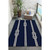 Maritime Ropes Navy Blue Hand-Tufted Area Rug patio view