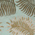 Aqua Tropical Fern Plush Wool Rug close up image