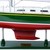 Omega 46 Sailboat Model - Red and Black Hull bottom