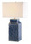 Allegro Blue Ceramic Lamp