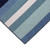 Tribeca Water Blue Striped Woven Indoor-Outdoor Rug corner