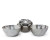 Polished Crab Condiment Trio of Serving Bowls 3