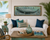 Large Whale Latitude-Longitude Custom Beach Sign in room