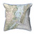 Ocean City Inlet, VA Nautical Map 22 x 22 Pillow