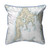 Kent Island, MD Nautical Map 22 x 22 Pillow