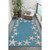 Capri Starfish Border Aqua Rug main image outdoor