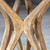 Marnie Limestone Accent Table close up