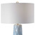 Breeze Light Blue Table Lamp close up