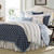 Blue Skies Queen Size Quilted 3-Piece Set with prescott pieces for layering