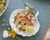 Porcelain Shell Plate with Shrimp Decoration beauty example 2