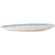Brisa Ria Blue Large Oval Platter side view
