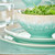 Taormina Aqua Soup and Cereal Bowls on table