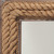 Swashbuckler's Jute Rope Mirror close up rope details