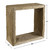 Aurora Woven Open Accent Side Table measurements