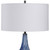 Everett Indigo Blue Glaze Table Lamp