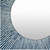 Avon Blue Sea Shell Mirror close up