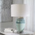 Caicos Aqua Table Lamp room view 3