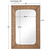 Tahiti Rattan Framed Mirror measurements