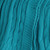 Turquoise Cable Knit Cotton Throw close up