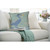 Blue Heron on the Shore Hooked Pillow white sofa