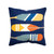 Painted Paddles Indoor-Outdoor Hooked Pillow