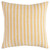 Beach Cottage Yellow Ticking Striped Pillow