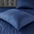 Admiralty Navy and White 8-Piece Comforter Set quilted shams