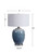 Blue Waters Ceramic Table Lamp dimensions