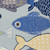 Sea of Fish Hand-Hooked Area Rug  close up