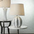 Sea Urchin Table Lamp in Matte White lifestyle