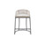 San Clemente Woven Counter Stool front view