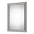 Silver Sea Framed Large Mirror angle view